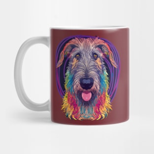 Irish Wolfhound Greyhound Art Mug